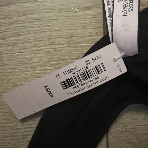 Victoria’s Secret Seamless Thong Panty 2pcs - Black New with Tags - Picture 5 of 5